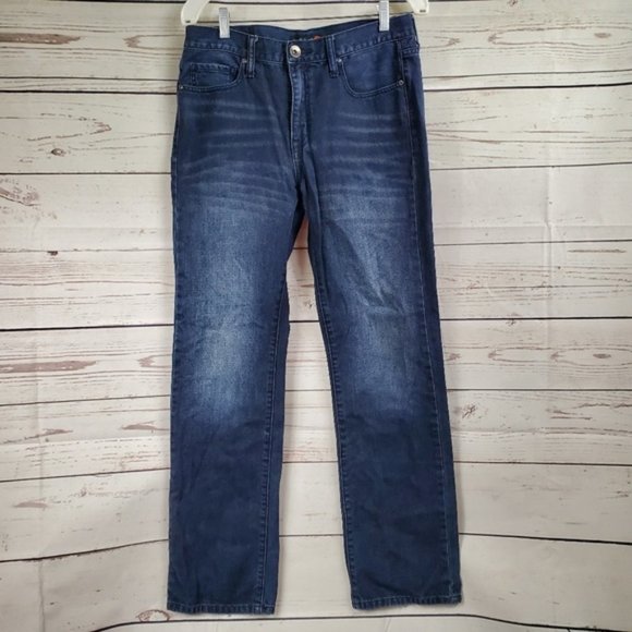 Guess Other - GUESS mens whiskered bootcut blue jeans 32/32